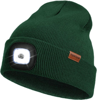 Mens Beanie with LED Light