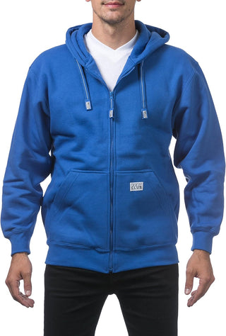 Plus Sized Men's Heavyweight Full Zip Hoodie