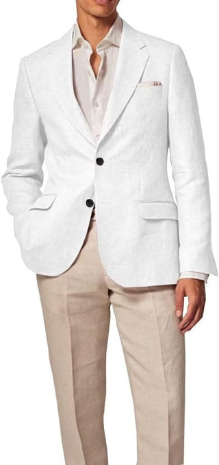 Big Men's Linen Blazer Regular Fit Sport Coat