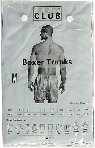 Plus Sized Men's Woven Boxers: 2-Pack