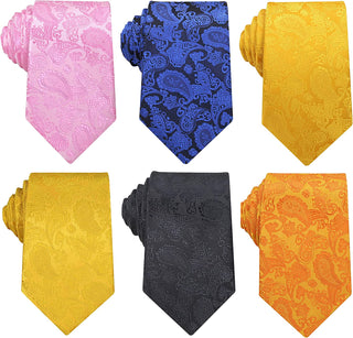 Classic Men's Silk Tie 6 pack