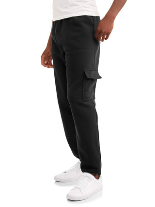 Men'S and Big Men'S Fleece Cargo Pocket Sweatpants, Sizes S-5XL