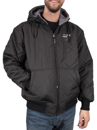 Men' Big & Tall Fleece Lined Quilted Winter Jacket Coat 