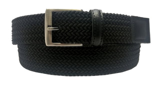 Men'S 35MM Black Stretch Belt