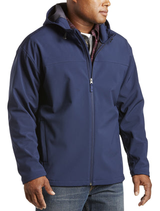 Bonded Big and Tall Hooded Fleece Jacket