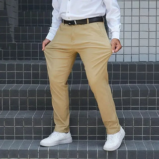 Big Men Cotton Casual Trousers