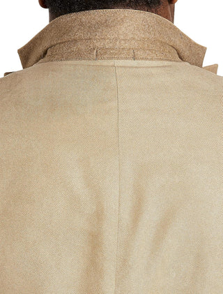 Large Mens Microfiber Suede-Touch Blazer