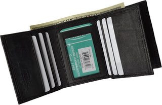 Classic Men's Black Leather Wallet