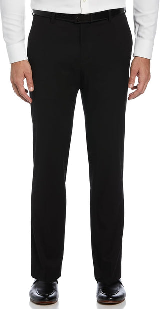 Men's Big & Tall Flat Front Dress Pants with Extendable Waistband