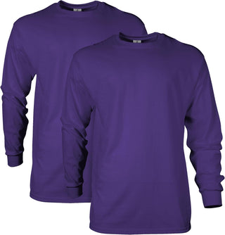 Big Men's Ultra Cotton Long Sleeve T-Shirt, Multipack