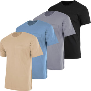 Big Men's Cotton  T-Shirts (4 Pack)