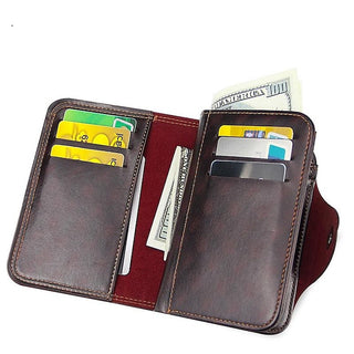 Men Credit Card Holder Wallet Leather