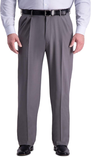 Big Men's Classic Fit Pleat Front Dress Pants