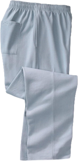 Plus Size Men's Big & Tall Fleece Open-Bottom Sportpants