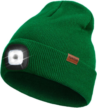 Mens Beanie with LED Light