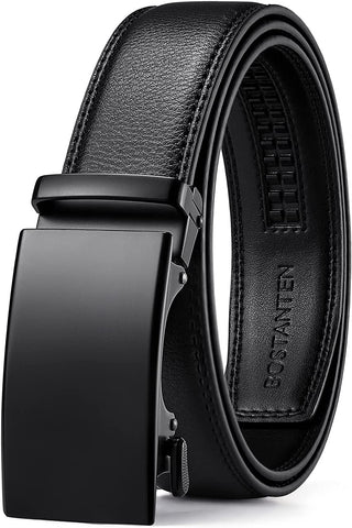 Big Mens Belt Leather Ratchet Belt