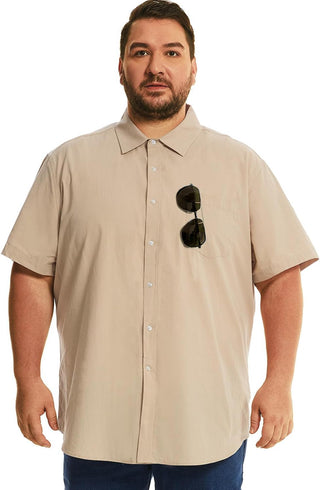 Plus Sized Mens Button down Shirt 