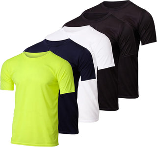 Big Men's Crew Neck T Shirts | 5 Pack