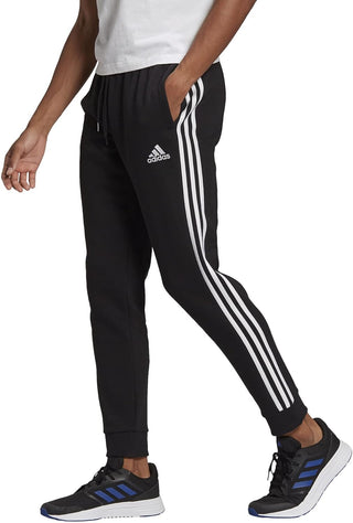 Big Men's Fleece Tapered 3-Stripes Sweatpants