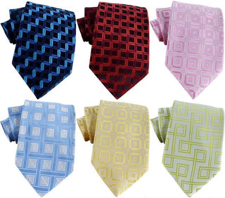 Classic Men's Silk Tie 6 pack