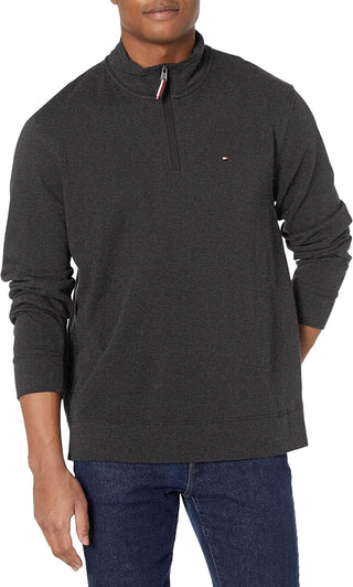 Big Men's Quarter Zip Pullover Sweater