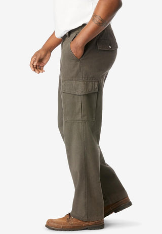 Plus Sized Men's Big & Tall Cargo Pants