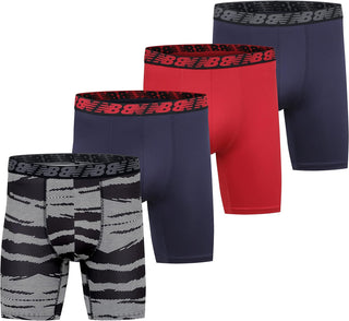 No Fly Boxer Brief for Big and Tall Men - 4 Pack