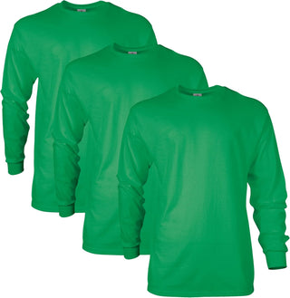 Big Men's Ultra Cotton Long Sleeve T-Shirt, Multipack