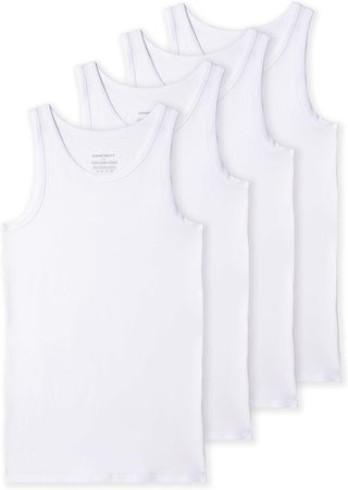 Men'S 4-Pack Big & Tall Undershirts