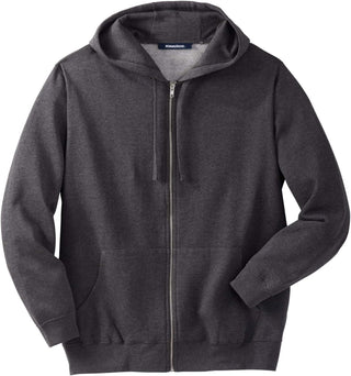 Plus Sized Men's Big & Tall Fleece Hoodie Jacket