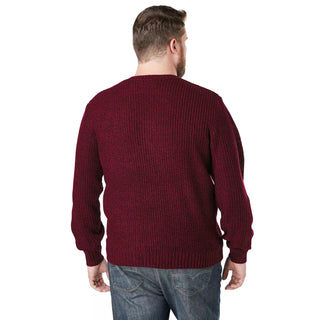 Men'S Big & Tall Shaker Knit Crewneck Sweater