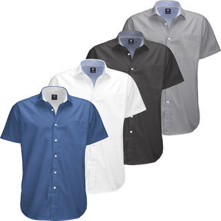 Mens Big and Tall Oxford Shirt - 4 Pack Button down Short Sleeve Dress Shirt - Versatile for Business & Casual Events - Comfort Fit - Breathable Material -  for Big Men