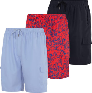 Big Men's Swim Trunks - 3 Pack