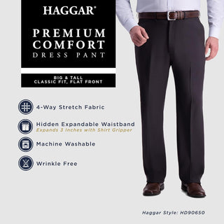 Big Men's Flat Fit Pants