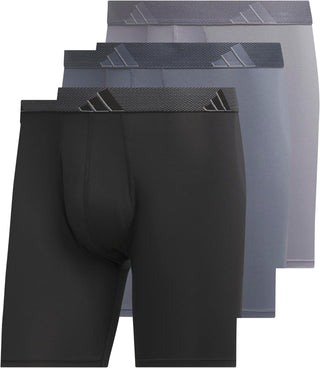 Athletic Big and Tall Microfiber Boxer Brief - 3 Pack