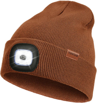 Mens Beanie with LED Light