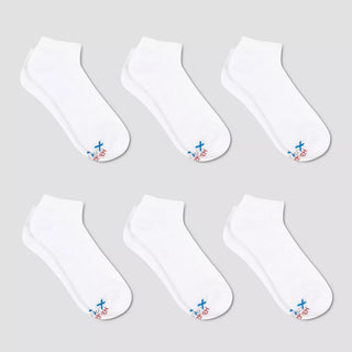 Men'S Big & Tall Hanes Premium Performance Cushioned Low Cut Socks 6Pk