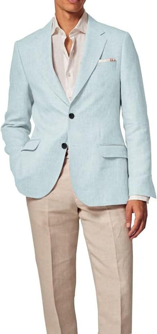 Big Men's Linen Blazer Regular Fit Sport Coat