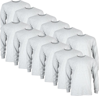 Big Men's Ultra Cotton Long Sleeve T-Shirt, Multipack