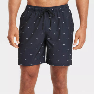 Men'S 7" Swim Shorts with Boxer Brief Liner - Goodfellow & Co