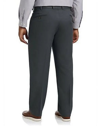 Big + Tall Men's Plus Size Men's Pleated Dress Pants