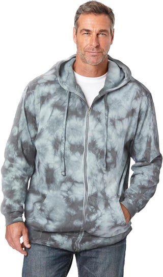 Plus Sized Men's Big & Tall Fleece Hoodie Jacket