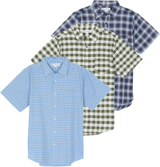 Big Men's  Button down Shirt (3 Pack)