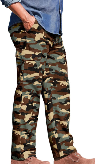 Plus Sized Men's Big & Tall Cargo Pants