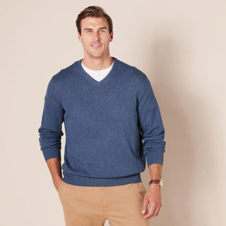 Big Men's V-Neck Plus Size Sweater 