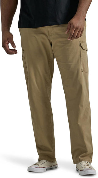 Plus Sized Men's Twill Cargo Pants