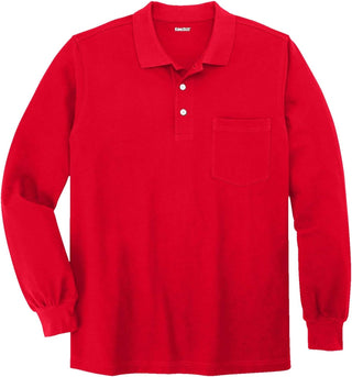 Men's Big & Tall Long-Sleeve Polo