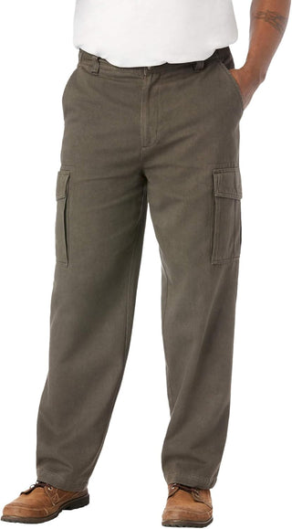 Plus Sized Men's Big & Tall Cargo Pants