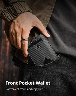 Leather Wallet for Men with RFID Blocking