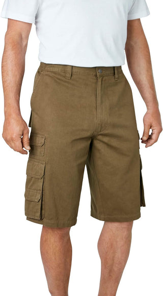 Plus Sized Men's Big & Tall Cargo Pocket Shorts